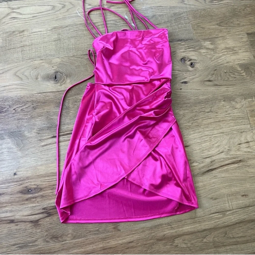 Windsor Satin Mini Dress - Picture 6 of 6